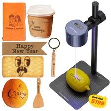 LaserPecker LP1 Plus Portable Laser Engraver Pocket-Sized Wood Leather DIY Craft