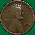 1912-D Lincoln Wheat Cent Very Good VG Coin #39526