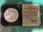 2005 Uncirculated American Silver Eagle - Littleton Holder