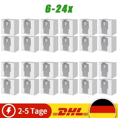 24 Staubsaugerbeutel Für Roborock Q7+ Q7 Max+ Q8 Max+ Q5 Pro+ Q5 PLUS Ersatzteil