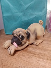RARE Dog Puppy Pug Bulldog WMG 2007 Resin Wall Decor Hanger Unique Only 1.  B5