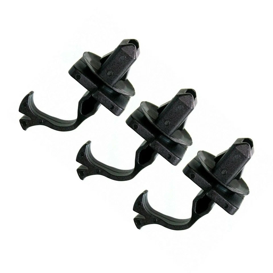 Car Windshield Molded Clip Plastic Push-On Retainer 3PCS A Pillar Trim Hardware - Image 3 of 4