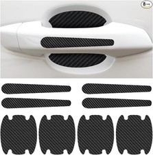 Anti-Scratches Car Door Handle Bowl Sticker, 8 Pcs Universal Prot Color: Black