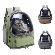 Cat Backpack Carrier Bubble Window Travel Bag Breathable Pet Backpack
