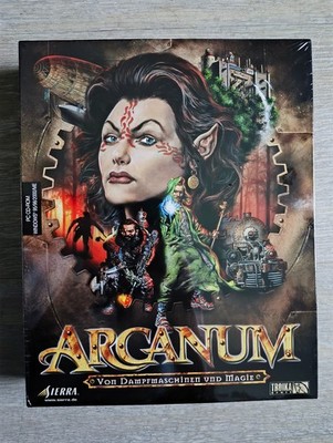 Arcanum Big Box NEU PC Spiel German NEW Sealed Tim Cain Interplay Fallout