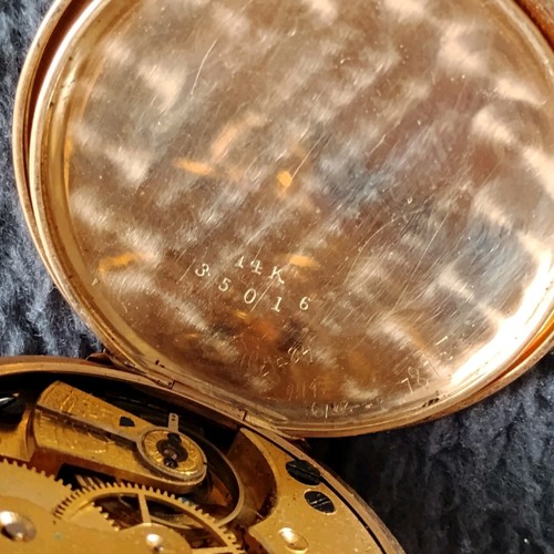 Elgin 1897 Damen 14k Taschenuhr Anhänger Funktioniert Antik Gold 53g - Bild 10 von 10