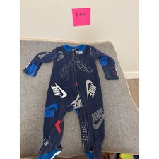 Nike Under Armour Baby Sleepers Footed Pajamas Bundle 3-6 Months