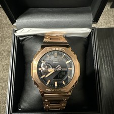 Casio G-Shock GM-B2100GD-5A Full Metal Tough Solar Black Dial Bronze Men Watch