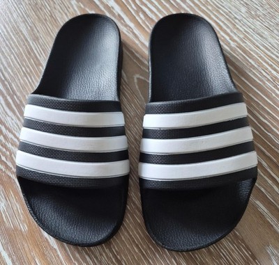 adidas neo adilette Gr.34 Cloudfoam Shower Badeschuhe schwarz NEUw.