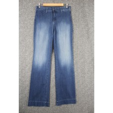 NYDJ Teresa Trouser Jean Pants Size 6 Blue Sure Stretch