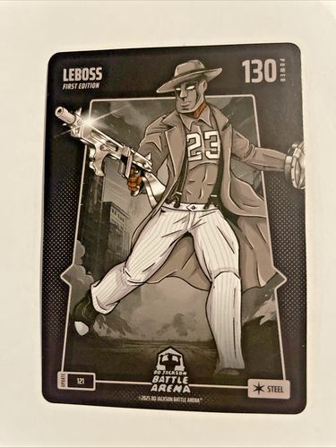Lebron James 2025 Bo Jackson Battle Arena Update Leboss Steel Card!!