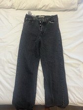Levi  s Jeans Levi Strauss Jeans Ribcage Straight Ankle Size 28 Black Graphite