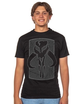 Star Wars T-Shirt The Mandalorian Crest Short Sleeve Graphic Top