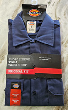 Dickies Men's Shirt Short Sleeve Original Fit Work Shirt - Small - FREE SHIP