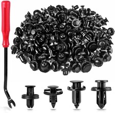 Xislet 121pcs Plastic Rivets Clips 7mm 8mm 9mm 10mm Compatible with Subaru Bumpe
