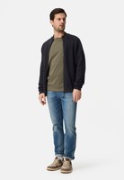 Strickjacke Herren 5XL Navyblau Stehkragen camel Active, MäNnerbekleidung