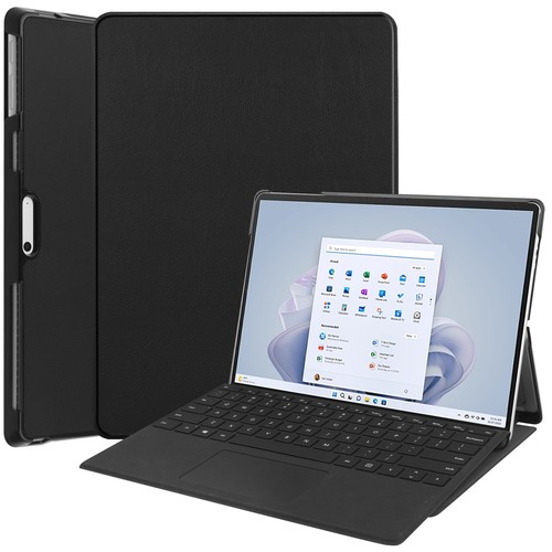 Case for Microsoft Surface Pro 9 13 Inch 2022 Smart Cover Sleep/Wake , Black
