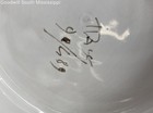 White Ceramic Water Jug with Spout/Leaf and Butterfly Pattern — photo 8