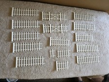 Lot Of Vintage Plasticville CF-S Picket Fence &Gates