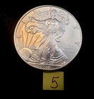 1 oz Silver American Eagle Coin, uncirculated direct from the U.S. Mint, bullion