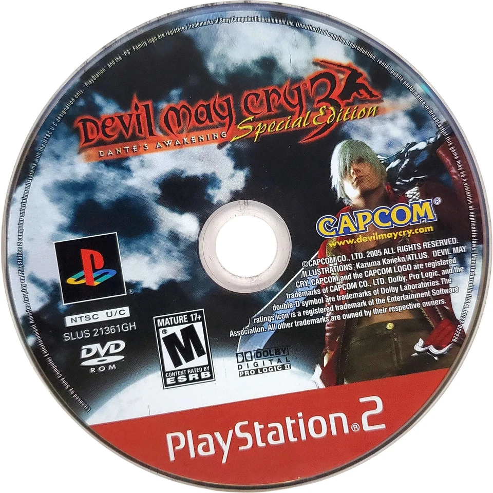 (Wavy Cover Art) Devil May Cry 3 Special Edition Greatest Hits Playstation 2 PS2 - Image 3 of 4