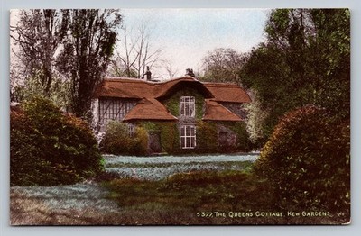 POSTKARTE - LONDON - KEW GARDENS - THE QUEEN'S COTTAGE - UNBESPIELT 