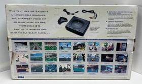 Sega Saturn Console MK-80000 Bundle w/ Box & 2 Controllers - Powers On