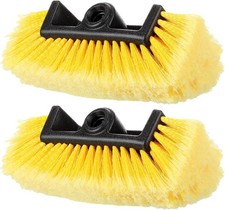 2-piece Car Wash Brush Set With Soft Fine Bristles And Water Flow Design 2-piece Car Wash Brush Set With Soft Fine Bristles And Water Flow Design