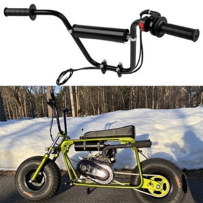 14'' Ape Hanger Mini Bike 7/8'' Handlebar w/ Throttle For Doodlebug DB30 DB200