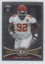 2012 Topps Chrome Dontari Poe #94 0m8