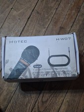 HOTEC H-W07 Dynamic Vocal Microphone 19ft XLR Cable w/ Switch Karaoke DJ