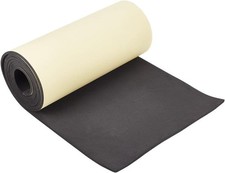 78.7x12 inch Black Self-Adhesive EVA Foam Roll, 5mm Thick Sticky Upholstery Foam