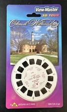 Vintage View-Master Colonial Williamsburg - 3 reel packet 3D Tour New Sealed