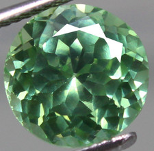 Natural Certified Colombian Green Emerald 9x9 mm Round Stunning Loose Gemstone