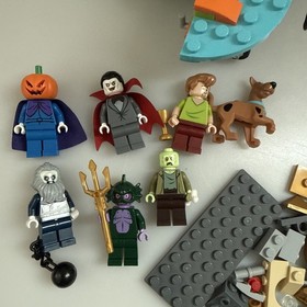 LEGO Scooby Doo Lot Shaggy Villains Monsters Zombie, Vampire, Light House, Plane