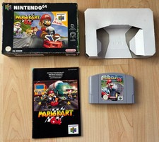 Nintendo 64 N64 Mario Kart 64 Boxed & Complete - With Box Protector - Pal