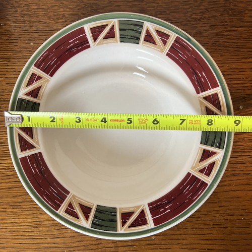 Tienshan Stoneware Prairie Set of 4 Soup Cereal Bowls Bowl 8 3/4" - Picture 8 of 9
