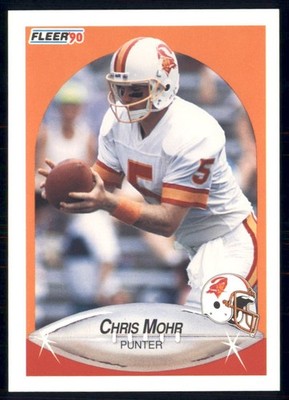 1990 Fleer - Chris Mohr #351 (RC)