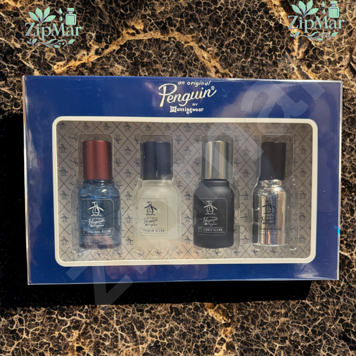 Men Long Last Original Penguin Munsingwear 4Pc EDT Gift Set