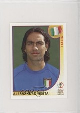 2002 FIFA World Cup Korea Japan Album Stickers Black Back Alessandro Nesta g6p
