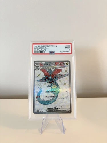 2024 Pokemon Twighlight Masquerade Dragapult EX Ultra Rare 200 PSA 9