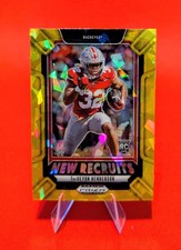 🔥TreVeyon Henderson (RC) Gold Cracked Ice -2025 Prizm Draft Picks New Recruits