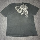 Vintage O’Neill Surfwear T-Shirt Grunge Skulls Skater Wings Mens Extra Large Y2K