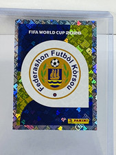 2026 Panini FIFA World Cup Stickers Curacao Badge Logo Foil CUW 1