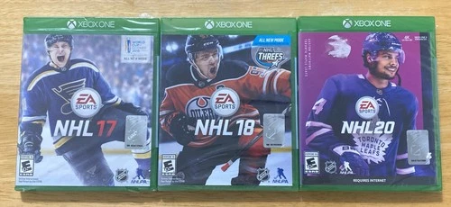 Xbox One NHL 17, 18, & 20 - NEW CONDITION/SEALED