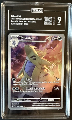 Tyranitar graded TAG 9 for sale on eBay