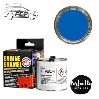E-Tech High Heat Auto KFZ Motor Glanz Finish Emaille Lack 250ml BLAU