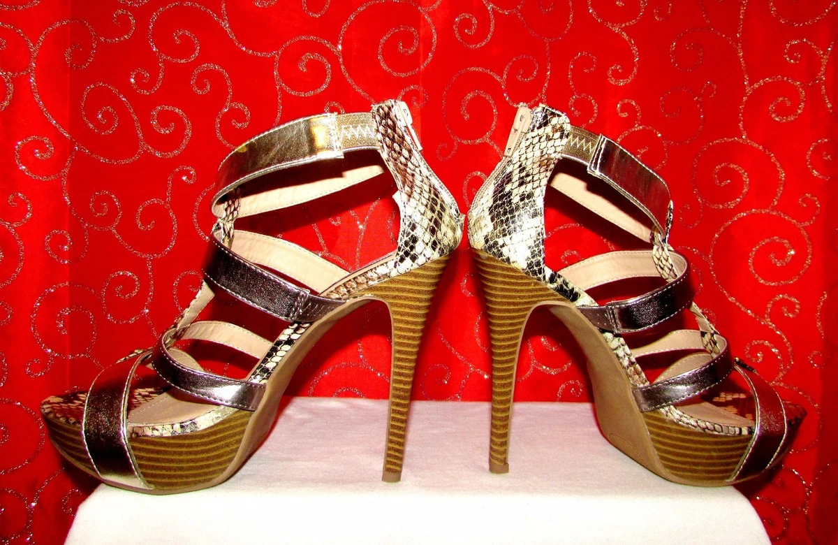 Steve madden snakeskin platform sale