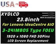 23.8" for Lenovo IdeaCentre AIO 3-24IMB05 F0EU LCD Screen Display Replacement A+