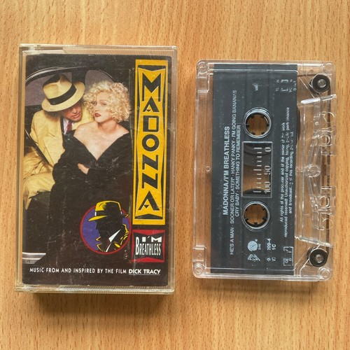 MADONNA - I'M BREATHLESS 1990 Sire Records Cassette Tape Dick Tracy Soundtrack